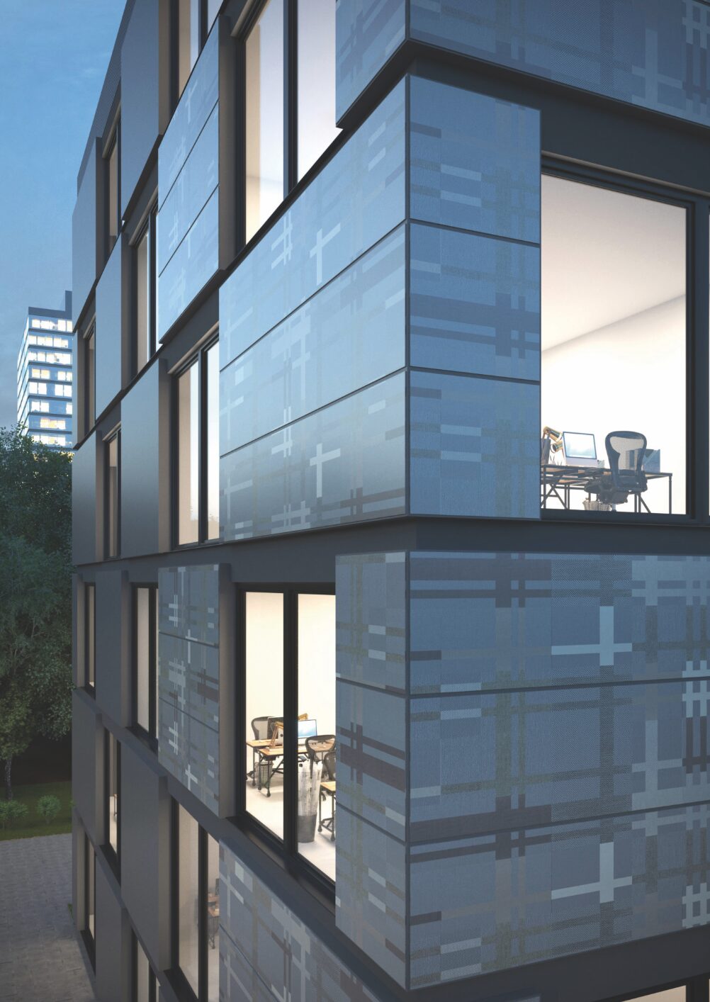 EQUITONE fibre cement facade project