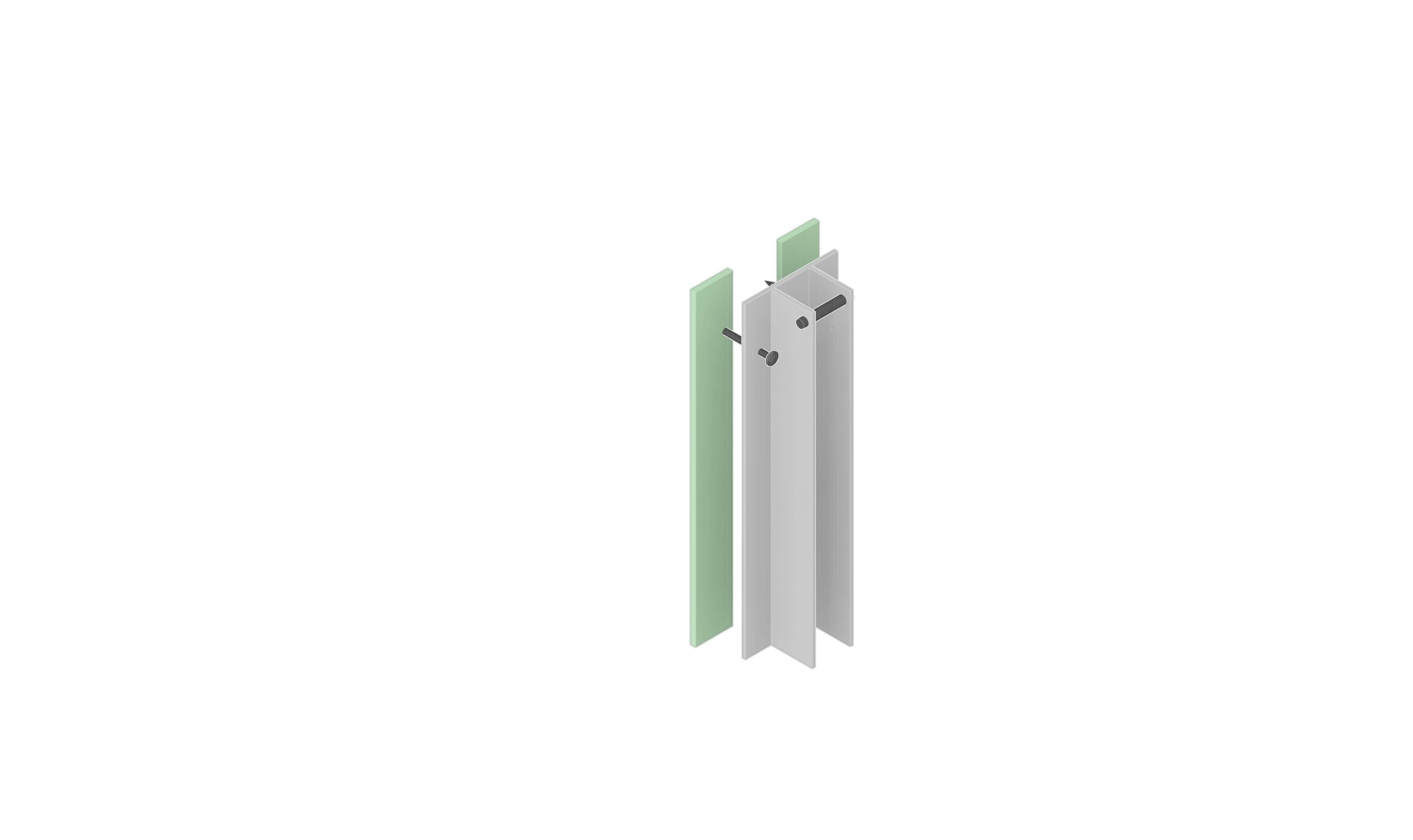Hook and pin anchor layer