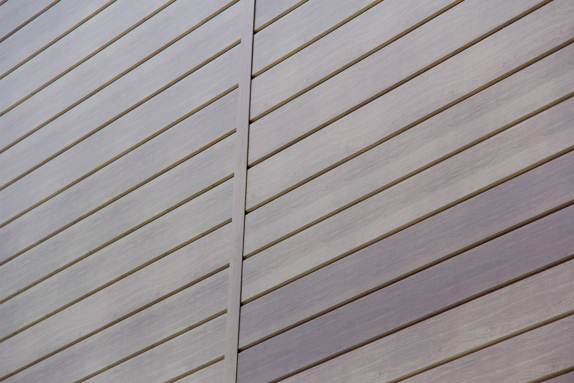 AliClad™ MAX weatherboard profile on modern facade