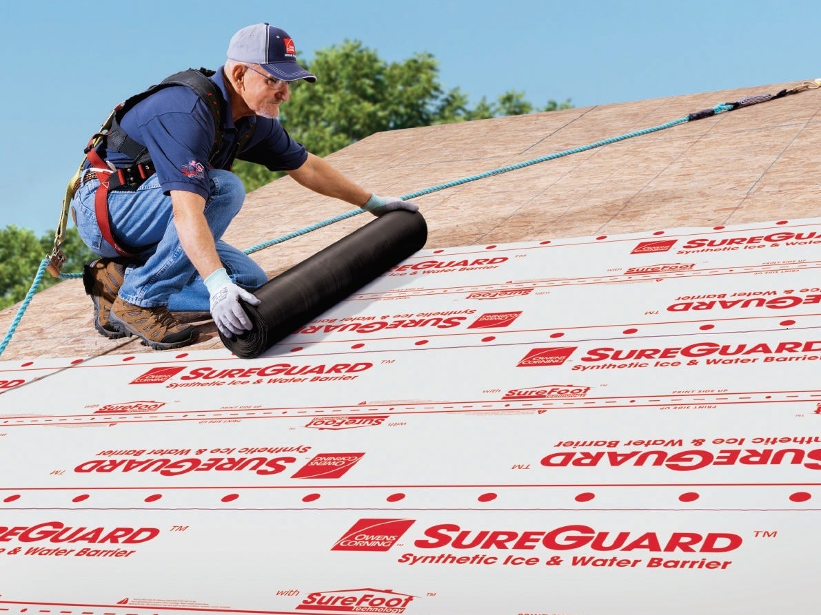 Sureguard ice and water barrier