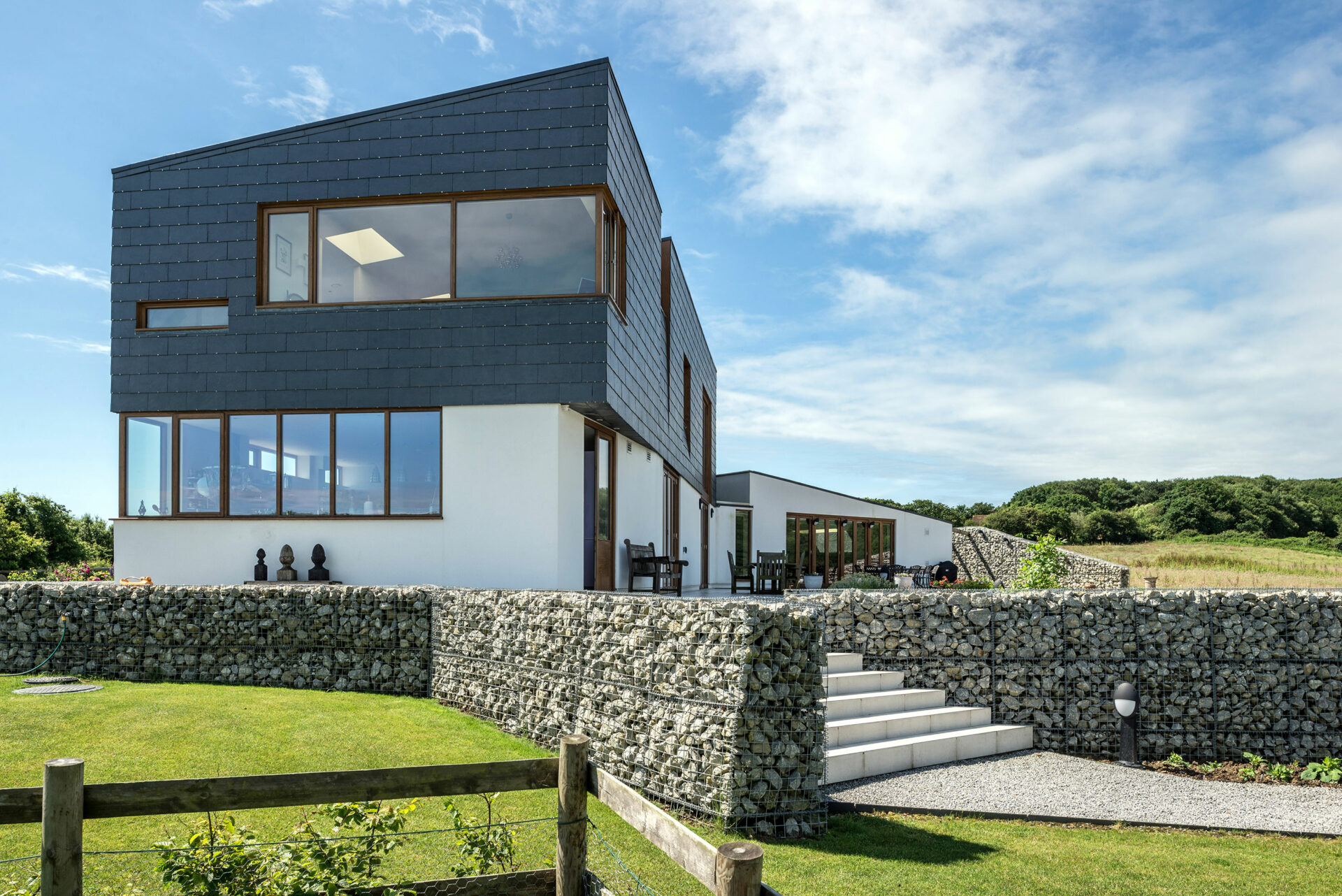 CupaClad project with natural slate geometry