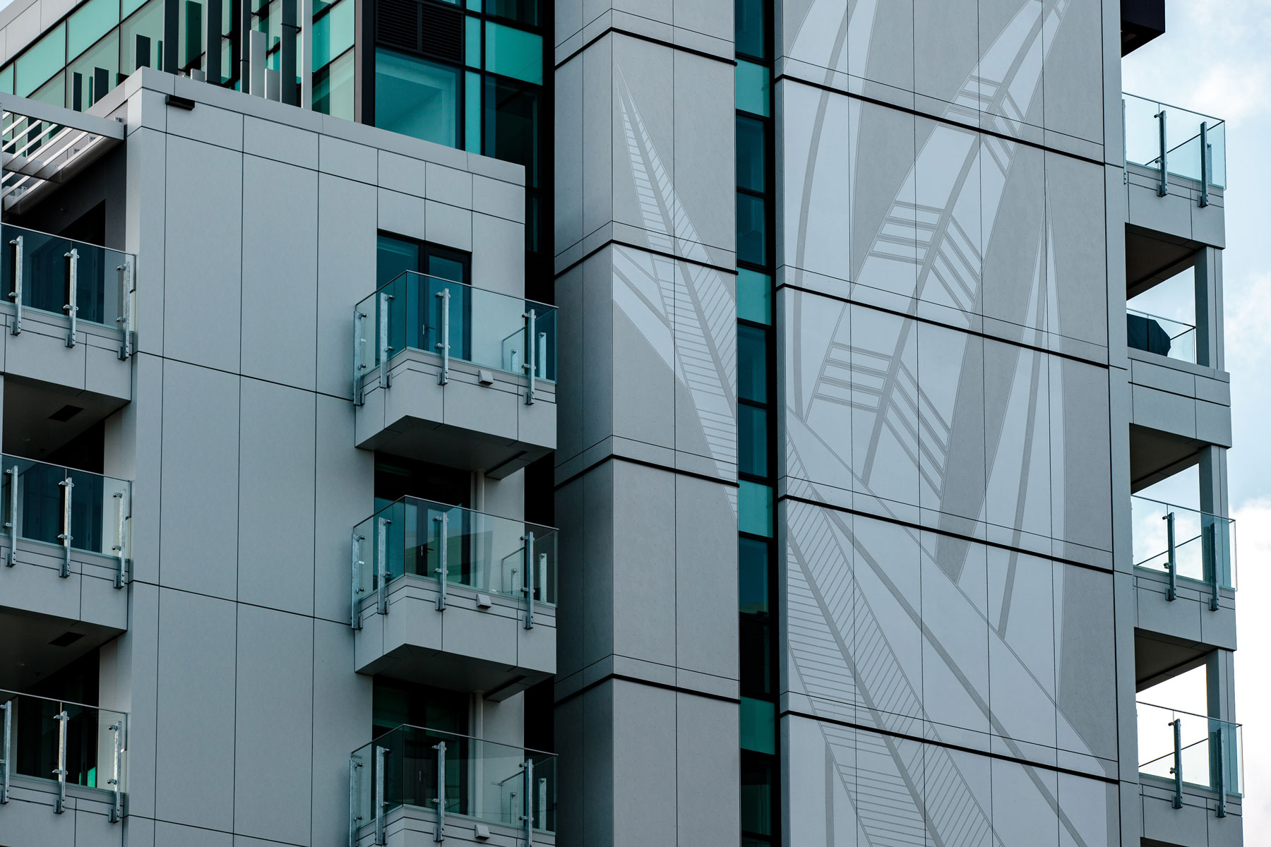 EQUITONE TECTIVA fibre cement facade at Waikumete