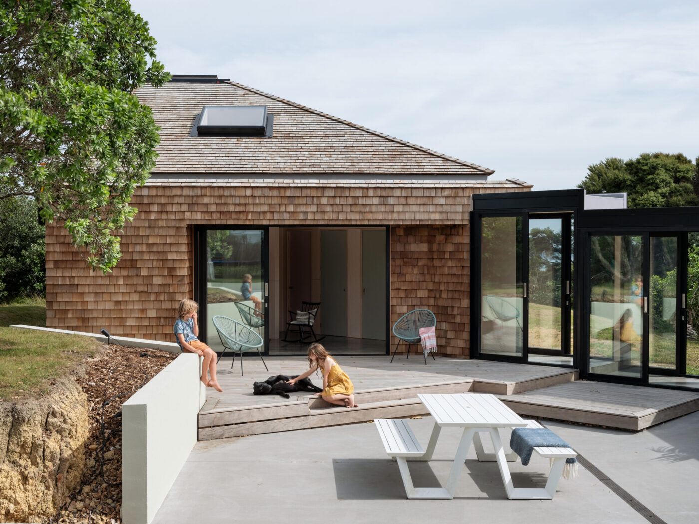 cedar shingles - Waiheke Jewellery Box house